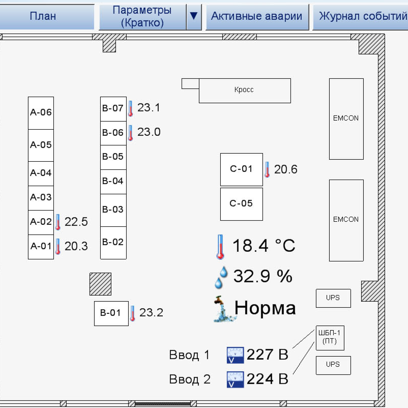 ТО системы мониторинга